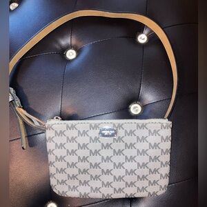 Michael Kors Signature Gray Belt Bag